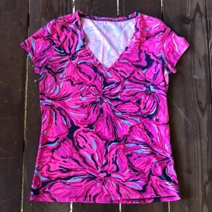 Lilly Pulitzer - Floral V-Neck - S